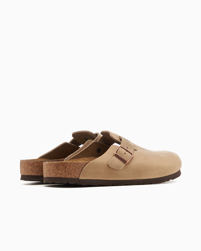 Clogs BIRKENSTOCK Boston Natural Leather Oiled Regular - 960811