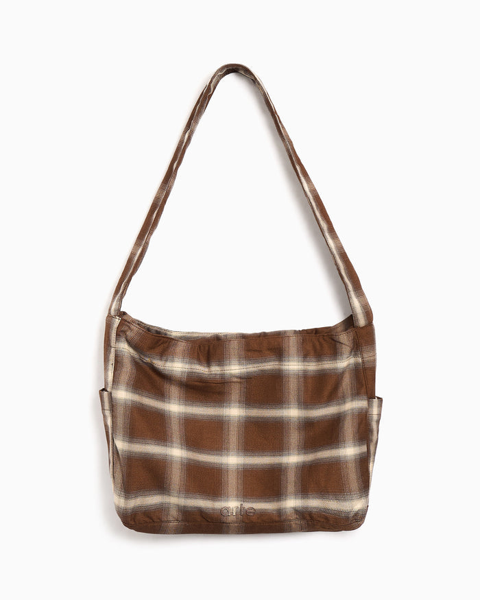 Handbags Arte Antwerp Plaid Unisex Shoulder Bag - AW26-153AC-Plaid