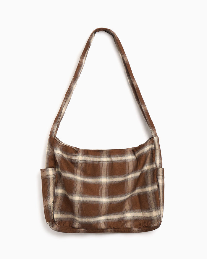 Handbags Arte Antwerp Plaid Unisex Shoulder Bag - AW26-153AC-Plaid