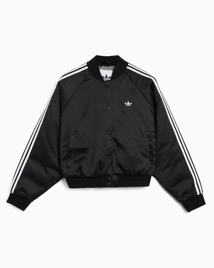 Jackets Coats adidas Originals Satin Logo Crop Women's Bomber - KT2648