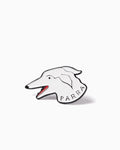 Decoration by Parra Dogface Enamel Pin - 55495-WHITE
