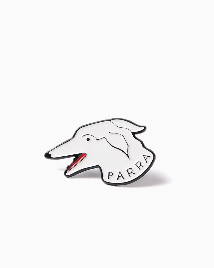 Decoration by Parra Dogface Enamel Pin - 55495-WHITE