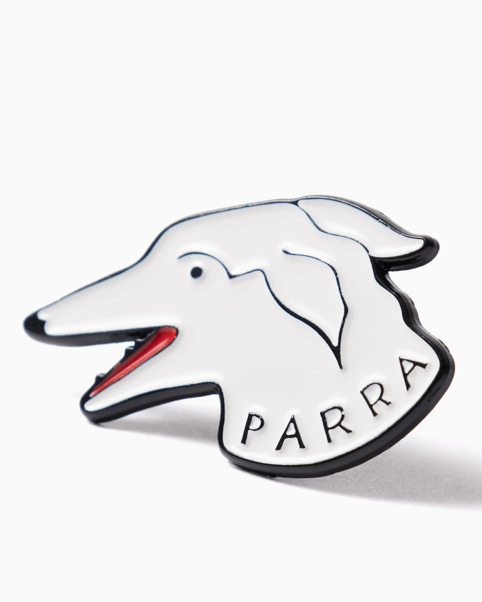 Decoration by Parra Dogface Enamel Pin - 55495-WHITE