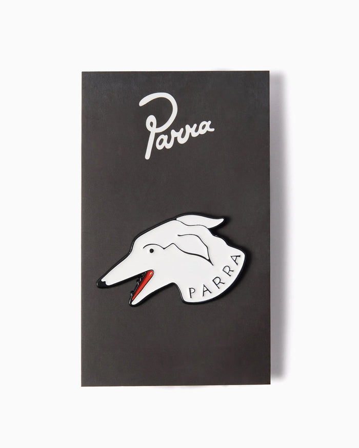 Decoration by Parra Dogface Enamel Pin - 55495-WHITE