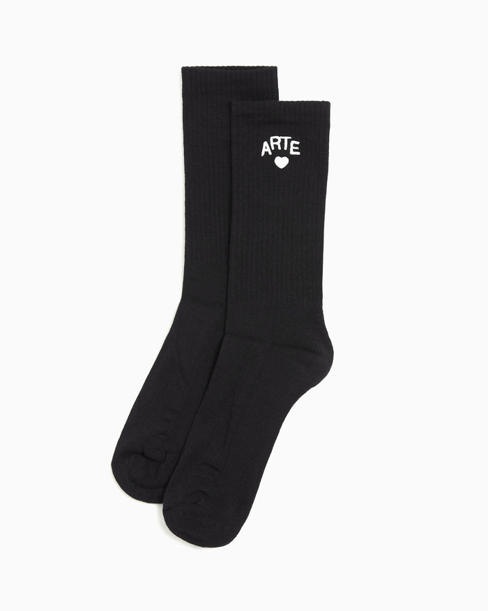 Socks Arte Antwerp Heart Socks - AW26-174M-Black