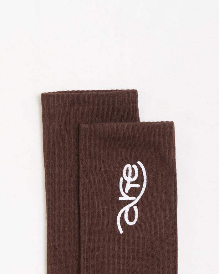 Socks Arte Antwerp Swirl Uniform Unisex Socks - AW26-172M-Brown