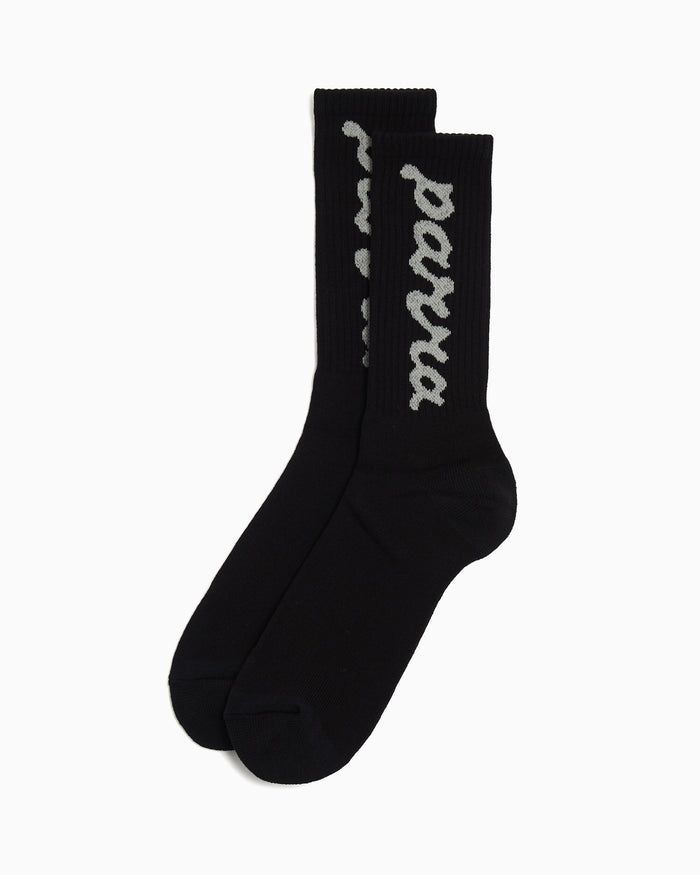 Socks by Parra Lowercase Scriptlogo Unisex Socks - 56182-Black