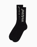 Socks by Parra Lowercase Scriptlogo Unisex Socks - 56182-Black