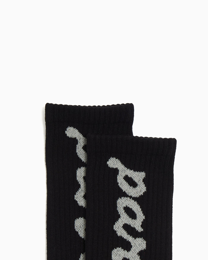 Socks by Parra Lowercase Scriptlogo Unisex Socks - 56182-Black