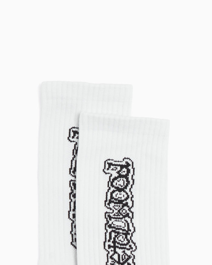 Socks Metalwood Dewey Unisex Socks - 26SS-13-03_WHT