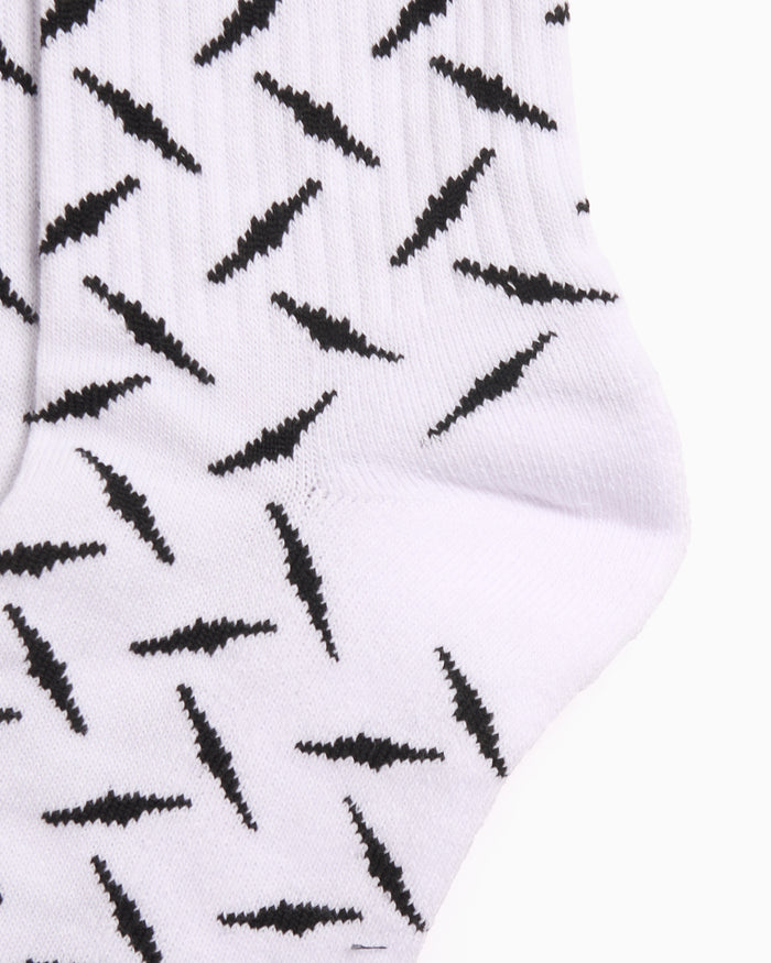 Socks RAVE skateboards Dmnd Unisex Socks Unisex Socks - PN21748-Black/White