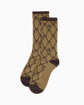Socks South2 West8 Skull&Target Unisex Socks - SX619-A-Khaki