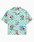 Shirts Kenzo "Cartoon" Graphic Short-Sleeved Relaxed Men's Shirt - FG55CH1359T2-60