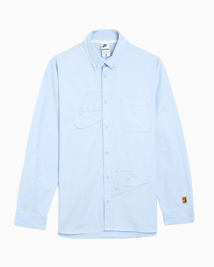 Shirts Nike Club Rules Oxford Logo Relaxed Men's Shirt - IQ8428-422