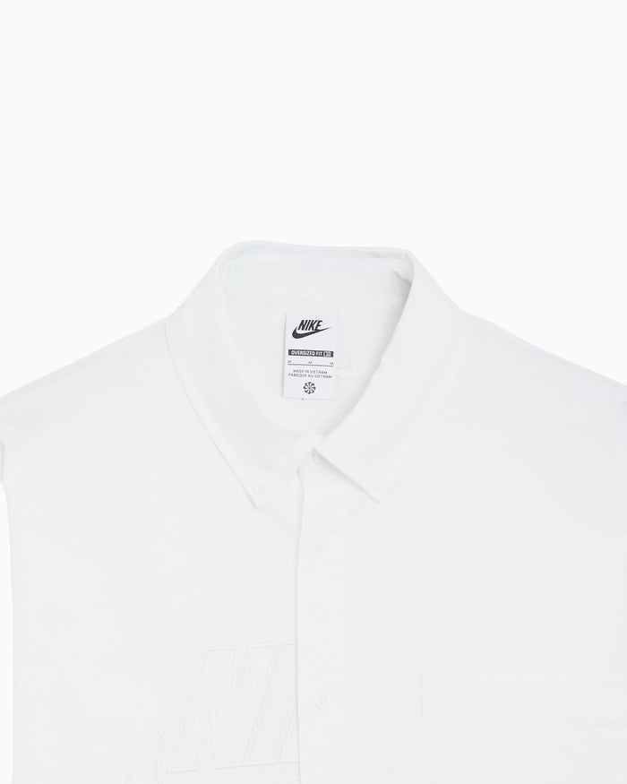 Shirts Nike Club Rules Oxford Logo Relaxed Men's Shirt - IQ8428-100