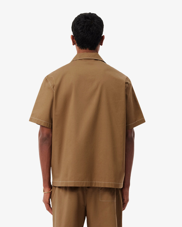 Shirts Lacoste Runway Logo Short-Sleeved Relaxed Men's Shirt - CH8448-00-SIX