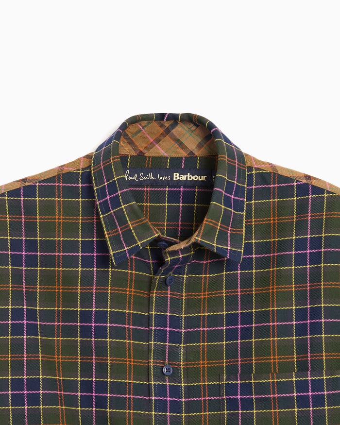 Shirts Barbour x Paul Smith Tartan Plaid Men's Shirt - MSH5851TN11