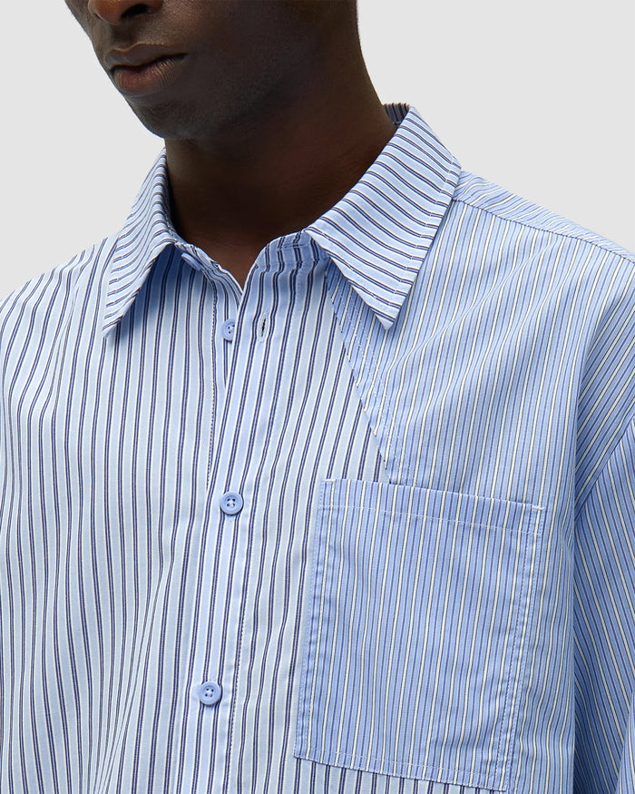 Shirts Arte Antwerp Assimetrical Striped Men's Shirt - SS26-185S-Striped
