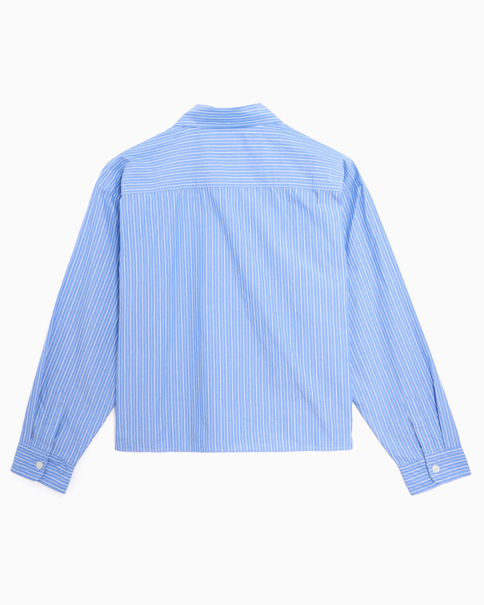 Shirts OBEY Clothing Leisure Striped Boxy Women's Shirt - 281200145-BMU