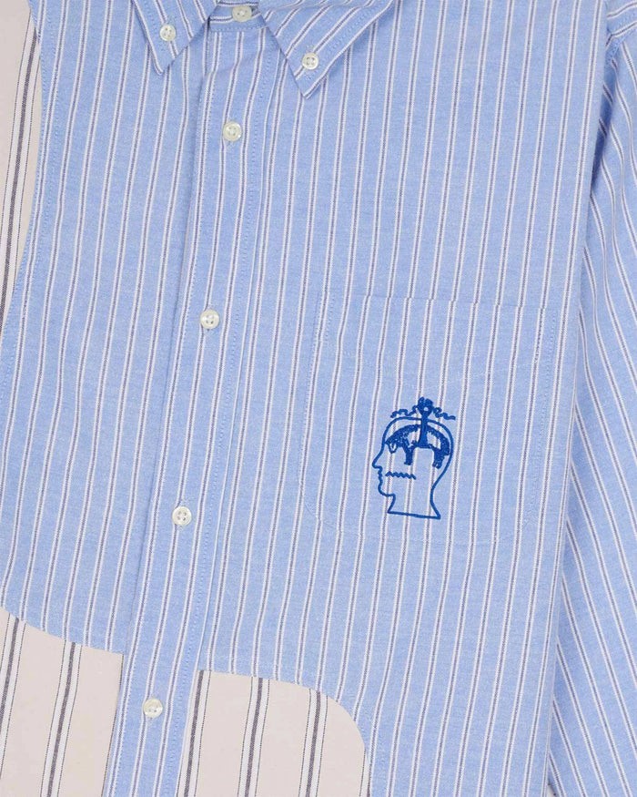 Shirts Brain Dead x Brooks Brothers California Striped Men's Shirt - BDF25T24004603BL09