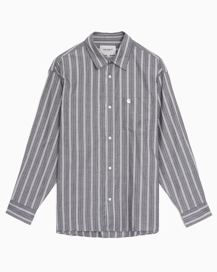 Shirts Carhartt WIP Beale Striped Relaxed Unisex Shirt - I036201-3OBXX