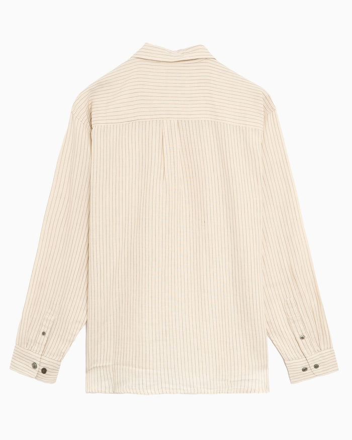 Shirts OBEY Clothing Nelson Striped Relaxed Men's Shirt - 181200426-SIG