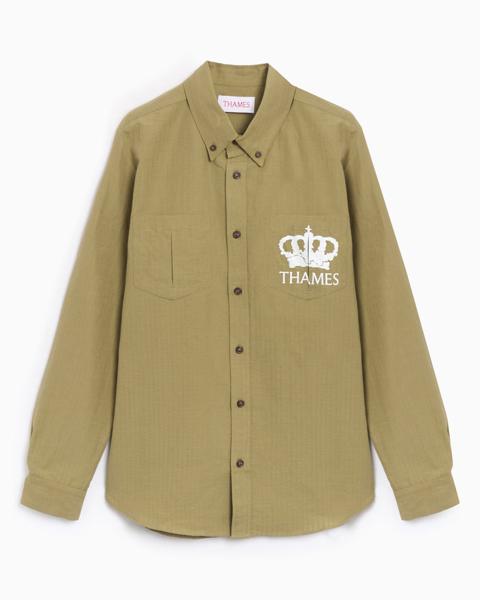 Shirts THAMES MMXX. THAMES MMXX. P.G. Vanter Men's Shirt Men's Shirt - MMXX0924SHTBGE011