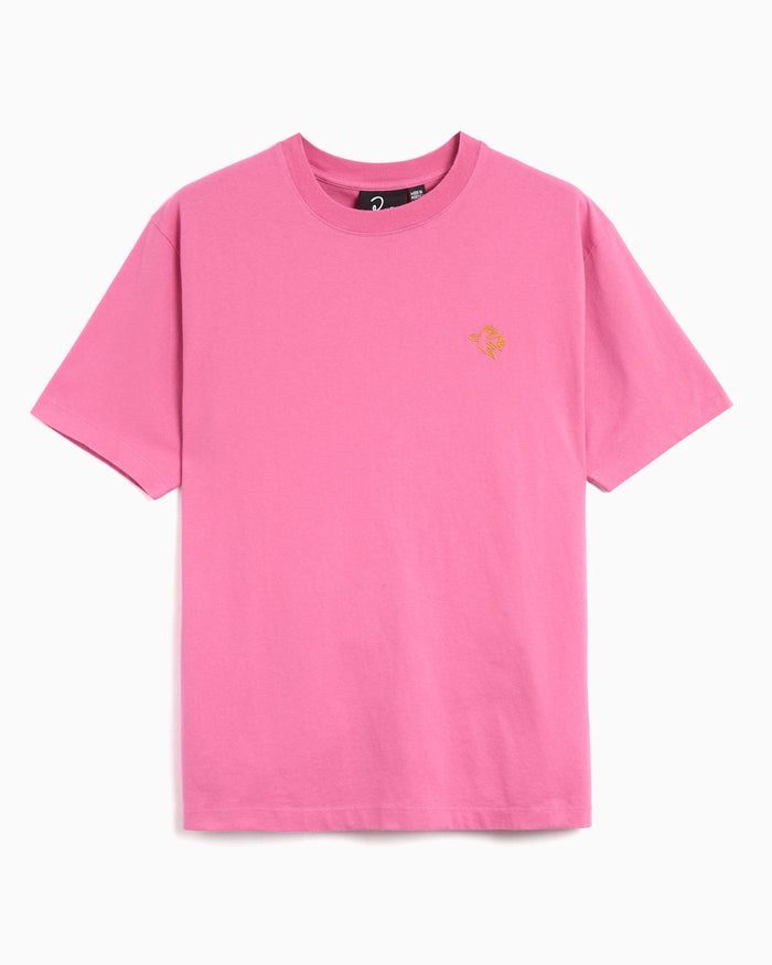 T-Shirts by Parra Yarn Bird Embroidered Boxy Men's T-Shirt - 55370-PINK