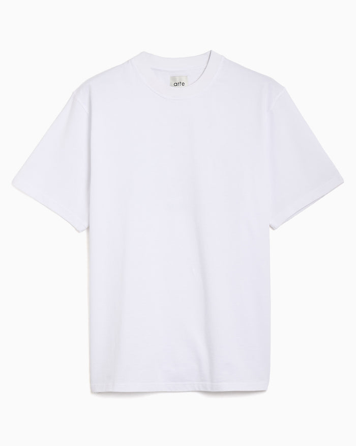 T-Shirts Arte Antwerp Serial Stamp Graphic Men's T-Shirt - AW26-121T-White