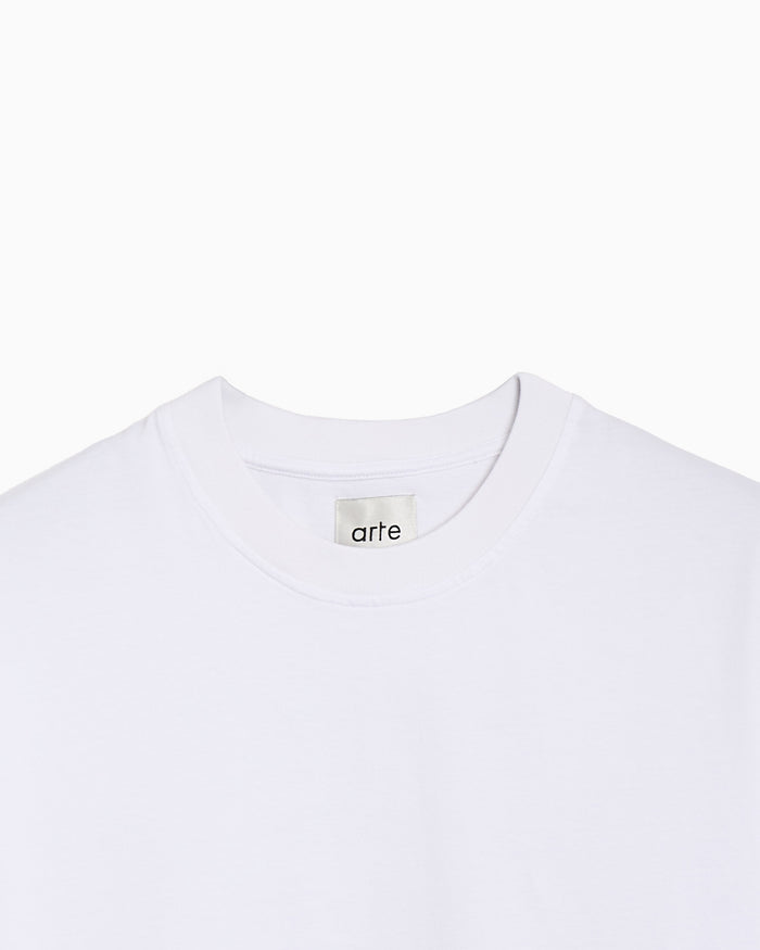 T-Shirts Arte Antwerp Serial Stamp Graphic Men's T-Shirt - AW26-121T-White