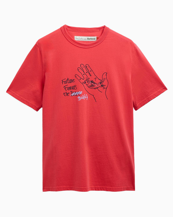 T-Shirts Barbour x Paul Smith Fortune Fish Graphic Men's T-Shirt - MTS1616RE51