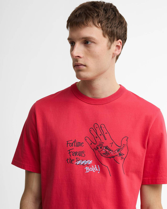 T-Shirts Barbour x Paul Smith Fortune Fish Graphic Men's T-Shirt - MTS1616RE51