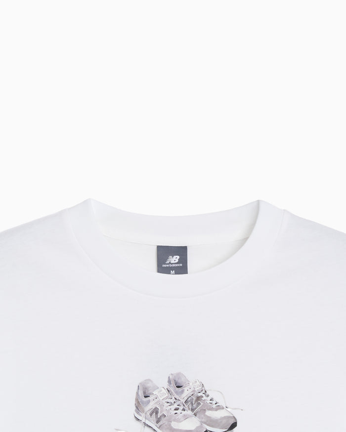 T-Shirts New Balance Grey Days 574 Graphic Men's T-Shirt - MT61B4GI