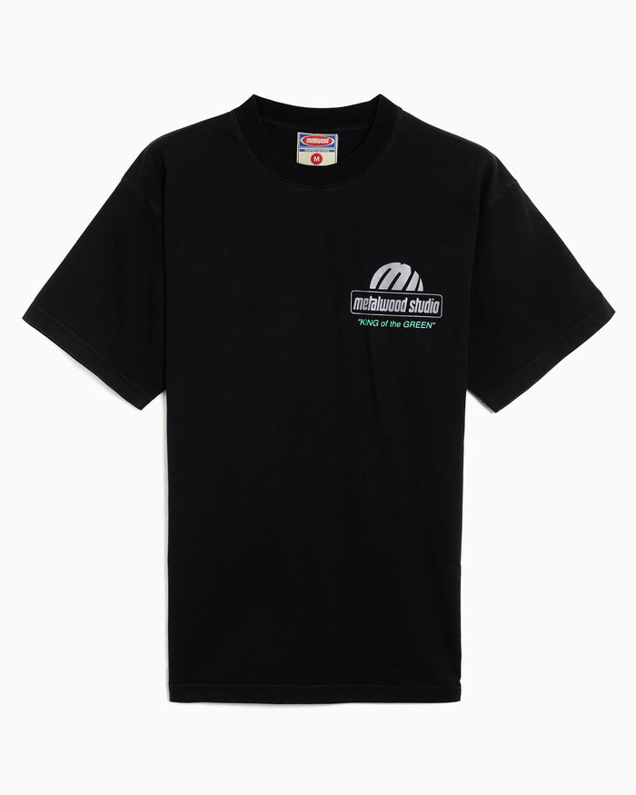 T-Shirts Metalwood King of the Greens Graphic Men's T-Shirt - 26SS-03-10-BLK