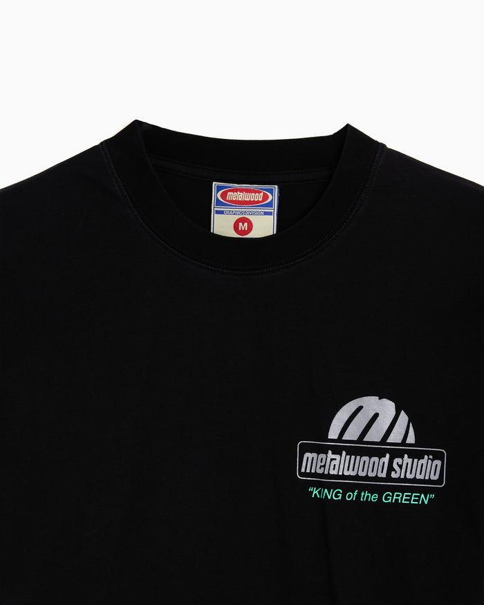 T-Shirts Metalwood King of the Greens Graphic Men's T-Shirt - 26SS-03-10-BLK