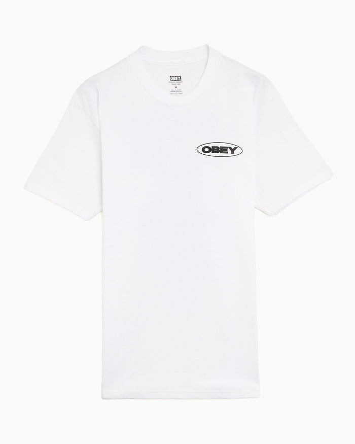 T-Shirts OBEY Clothing Global Impact Graphic Men's T-Shirt - 165264310-WHT