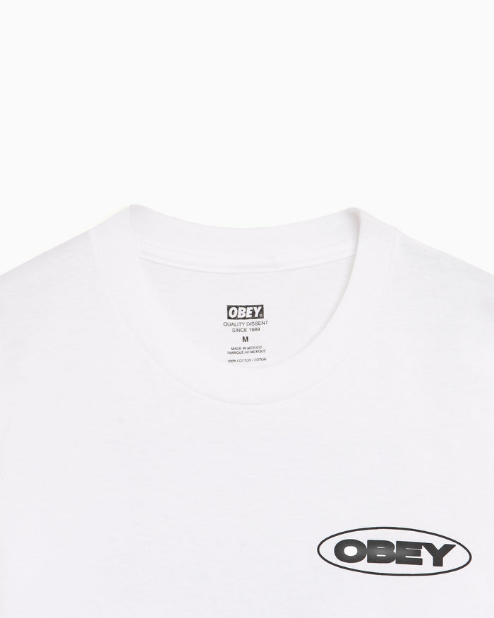 T-Shirts OBEY Clothing Global Impact Graphic Men's T-Shirt - 165264310-WHT