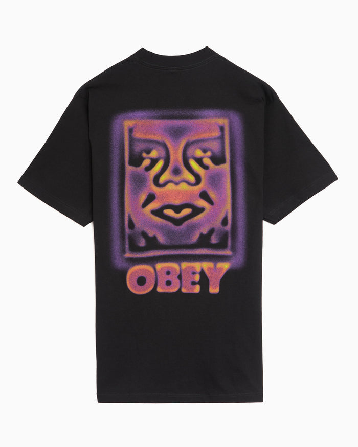 T-Shirts OBEY Clothing Heat Map Icon Graphic Men's T-Shirt - 168024356-BLK