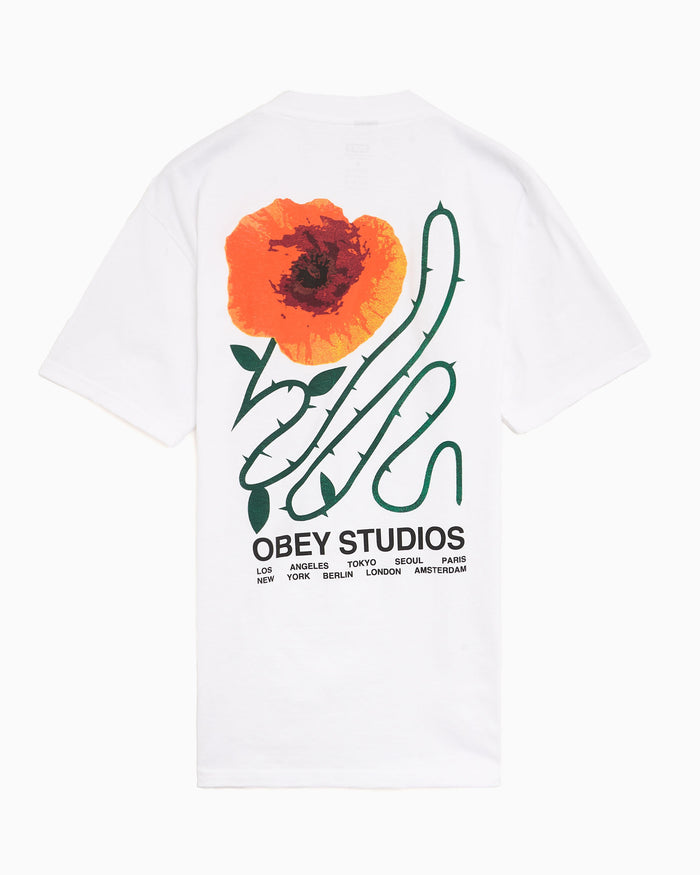 T-Shirts OBEY Clothing Moves Of Life Graphic Men's T-Shirt - 165264343-WHT