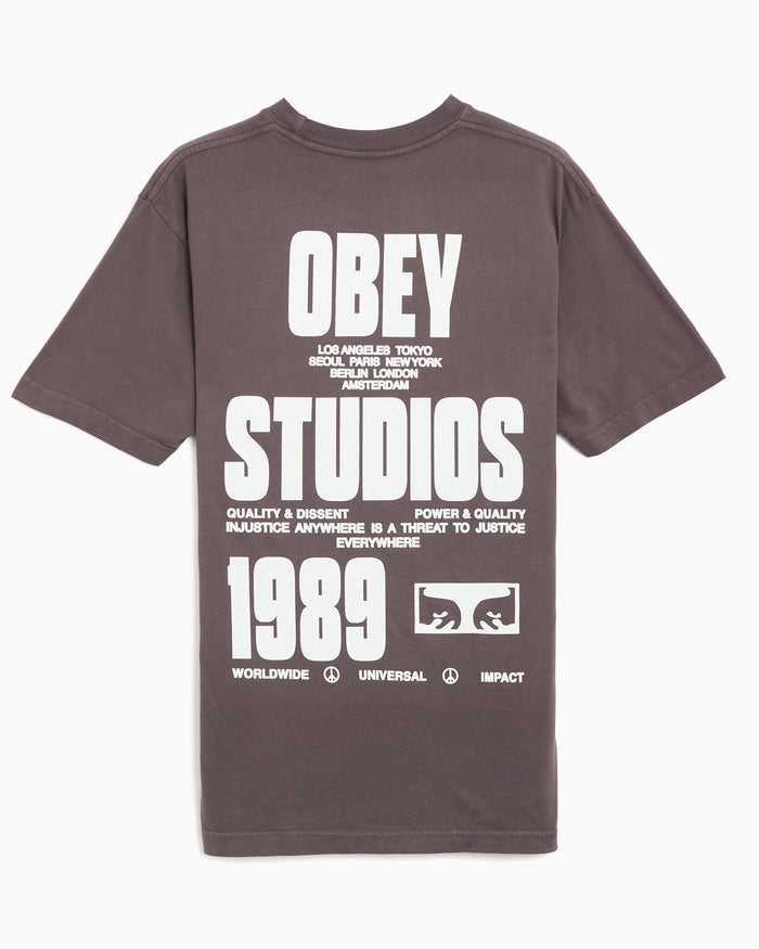 T-Shirts OBEY Clothing Stamped Graphic Men's T-Shirt - 167924340-DBA