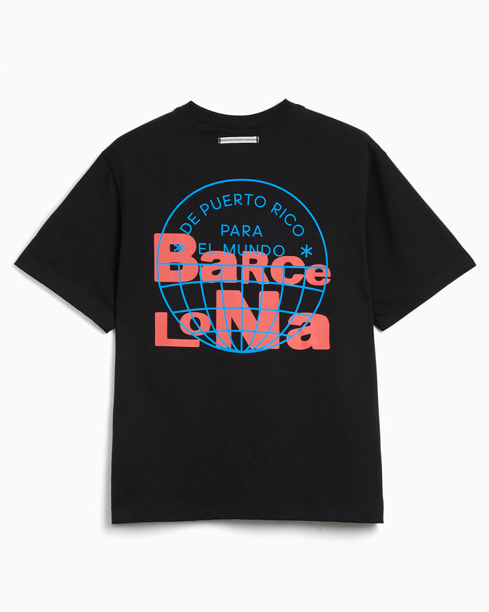 T-Shirts adidas Originals x Bad Bunny DTmF Tour Merch "Barcelona" Heavyweight Graphic Oversize Unisex T-Shirt - KW8064