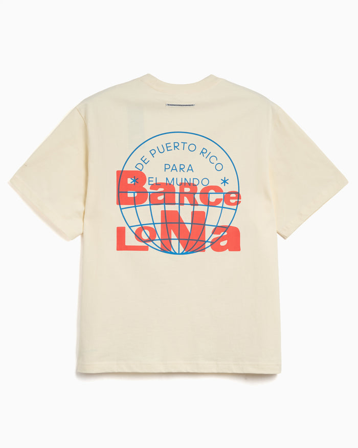 T-Shirts adidas Originals x Bad Bunny DtMF Tour Merch "Barcelona" Heavyweight Graphic Oversize Unisex T-Shirt - KW8065