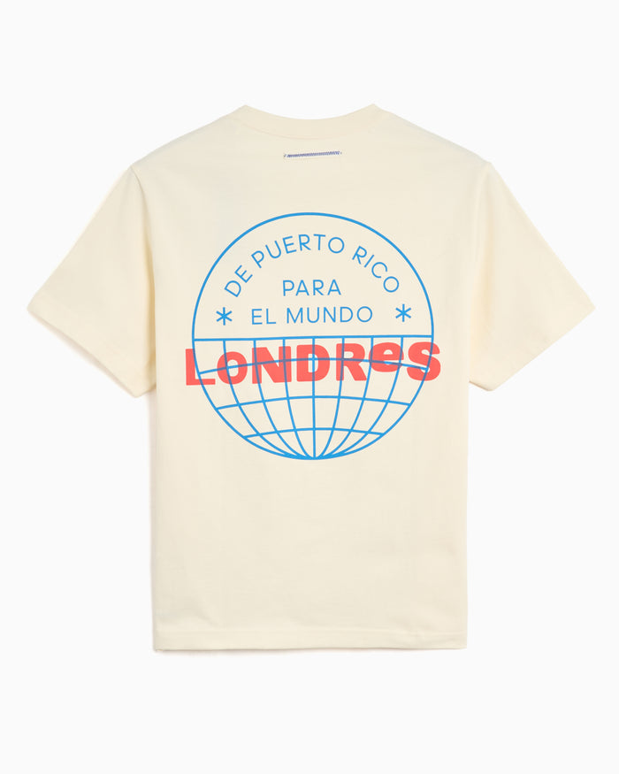 T-Shirts adidas Originals x Bad Bunny DtMF Tour Merch "London" Heavyweight Graphic Oversize Unisex T-Shirt - KW8074