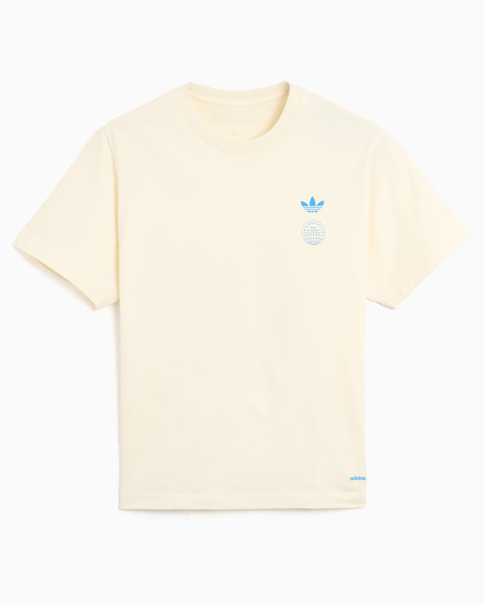 T-Shirts adidas Originals x Bad Bunny DtMF Tour Merch "London" Heavyweight Graphic Oversize Unisex T-Shirt - KW8074