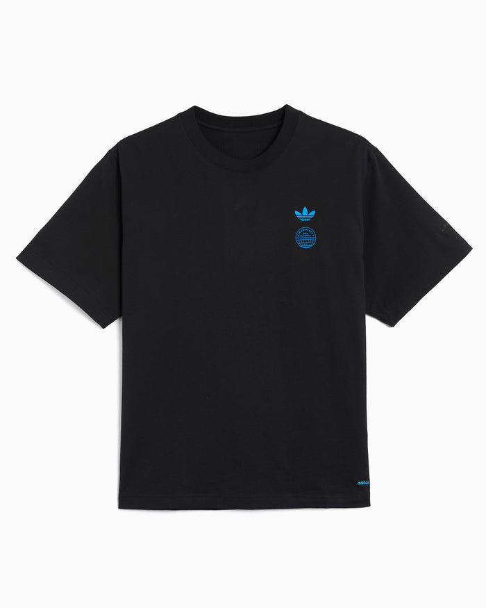 T-Shirts adidas Originals x Bad Bunny DtMF Tour Merch "London" Heavyweight Graphic Oversize Unisex T-Shirt - KW8075