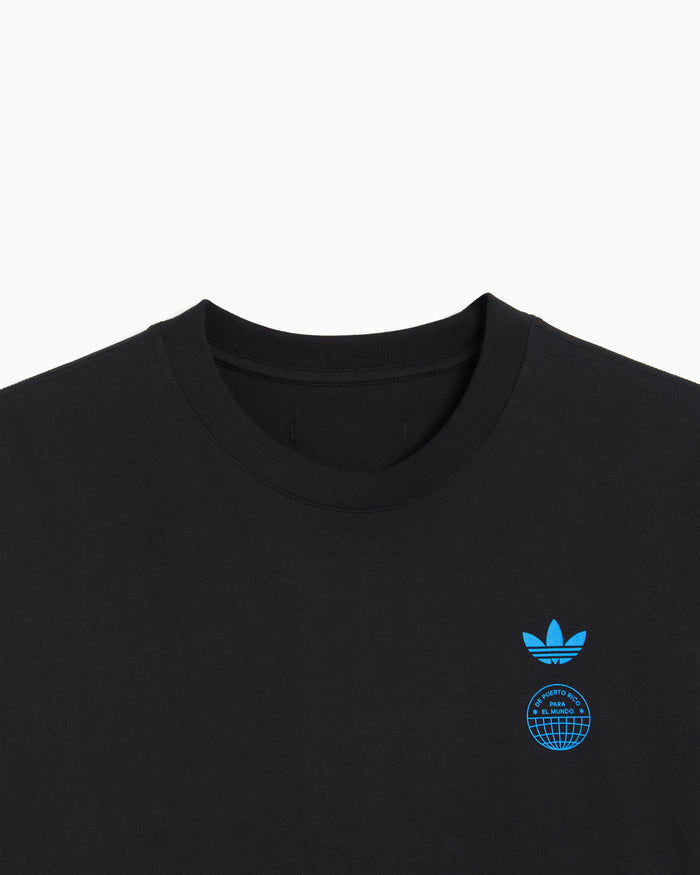 T-Shirts adidas Originals x Bad Bunny DtMF Tour Merch "London" Heavyweight Graphic Oversize Unisex T-Shirt - KW8075