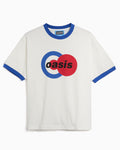 T-Shirts Pleasures x Oasis 1996 Ringer Graphic Men's T-Shirt - P26OA001-WHITE
