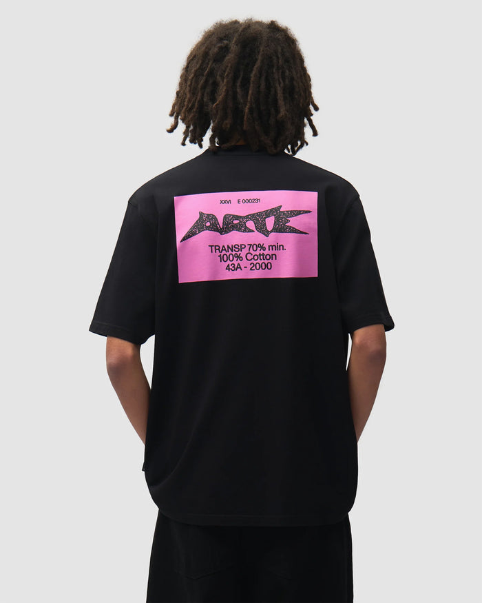 T-Shirts Arte Antwerp Composition Graphic Relaxed Men's T-Shirt - AW26-124T-Black