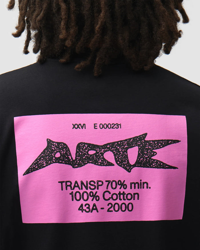 T-Shirts Arte Antwerp Composition Graphic Relaxed Men's T-Shirt - AW26-124T-Black