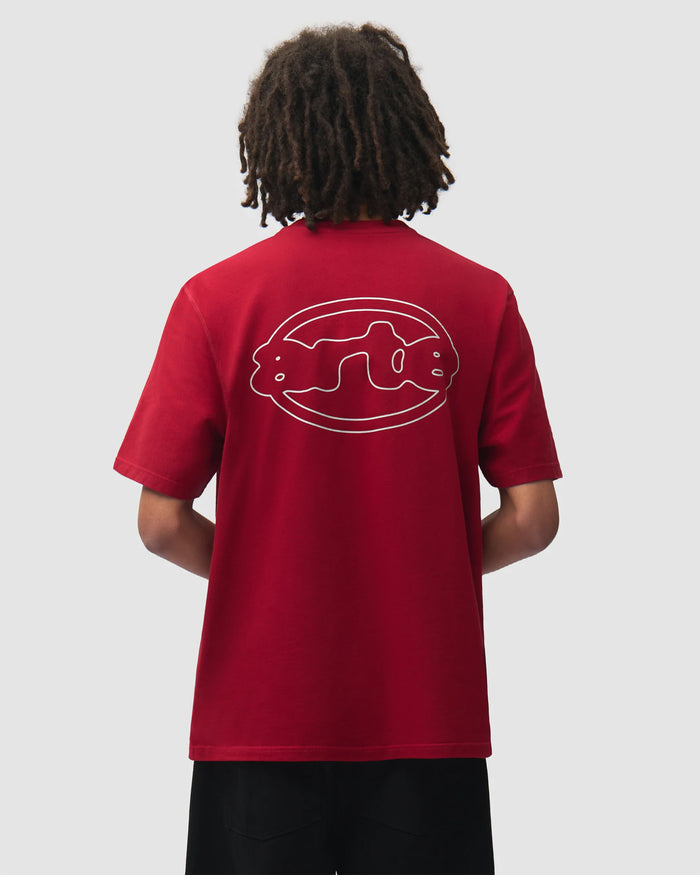 T-Shirts Arte Antwerp Emblem Graphic Relaxed Men's T-Shirt - AW26-147T-Red